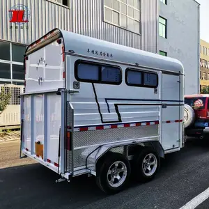 轻型中置轴挂车牵引式拖车运马车搬家工支持定制