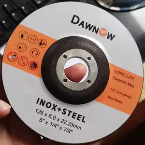 DAWNOW陶瓷打磨片SG料角磨片长寿命耐用型刚玉打磨片125*6*22