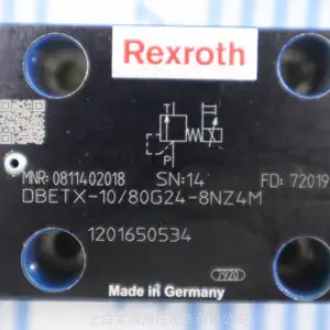 供应0811402018 DBETX-10/80G24-8NZ4M比例溢流阀 REXROTH 力士乐