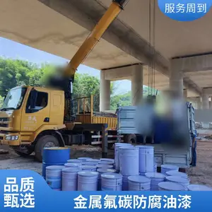 铸件钢结构通用型 峡辉双组份金属氟碳防腐油漆 工厂起重机械防腐