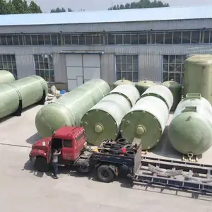 厂家生产玻璃钢化粪池 隔油池 模压化粪池 一体化污水处理设备