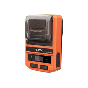 手持蓝牙线缆F型P型不干胶标签机PT-50DC普贴