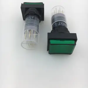 P16LMU2台湾DECA进联22MM防水复位按钮开关带灯P16LMU2-1AB金属圈