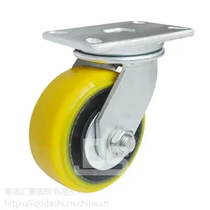 重型脚轮 铁芯高载重聚氨酯脚轮 重型1500-2000kg