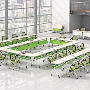 免费送货上门 东莞移动折叠培训桌办公会议桌椅组合可定制