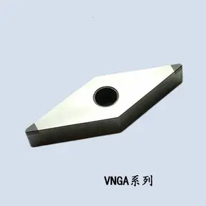 可精加工铸铁淬火钢粉末冶金焊接式cbn刀具刀片型号VNGA160404