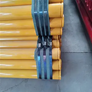 涂塑复合钢管 DN32*3 市政工程黄色管道 环氧树脂粉末材质 实单议价