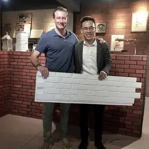 厂家直销PU轻质文化石外墙砖复古别墅庭院红砖