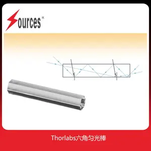 Thorlabs 六角匀光棒 光学棱镜 紫外熔融石英(UVFS)基底
