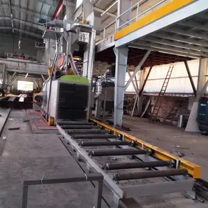 通过式抛丸机设备抛丸器安装高度、距离进出口的如何设计参考呢?