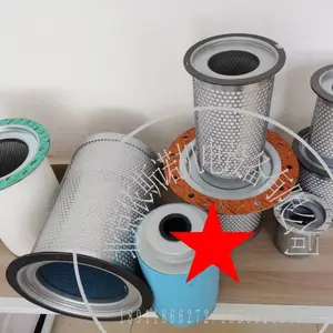 柳州富达LU220W-250W空压机油气分离器折叠款油分芯