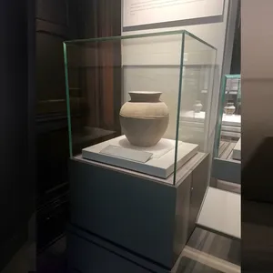 定制博物馆展示柜纪念馆俯视柜金属氟碳漆展柜平柜独立柜