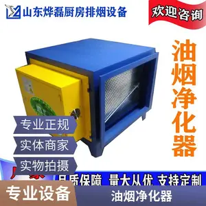 商用油烟净化一体机 静电厨房烟气过滤设备 供应定制