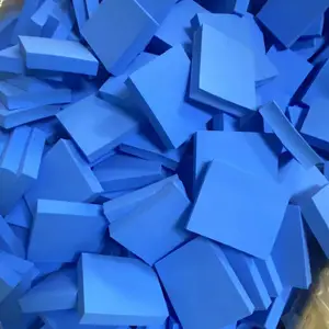 现货高密度pva蓝色吸水pva方块 清洁海绵异形立体绘画用养殖用储水