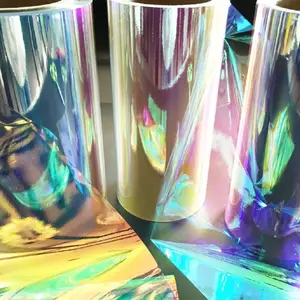 PET单面冷裱彩虹膜、纯进口原膜,高透胶水加厚定制