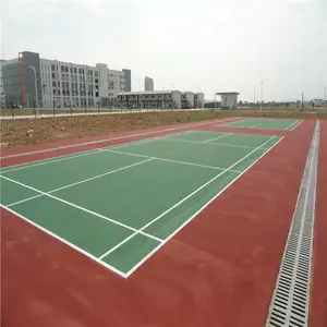 EPDM颗粒 塑胶跑道材料室外幼儿园学校篮球场地胶弹性彩色地面 施工