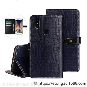 供应欧奇Oukitel C15 Pro商务鳄鱼纹手机皮套翻盖式手机套零钱包支架手机保护套