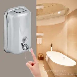不锈钢304防疫用品皂液器,酒店皂液器 公厕公共卫生 精品