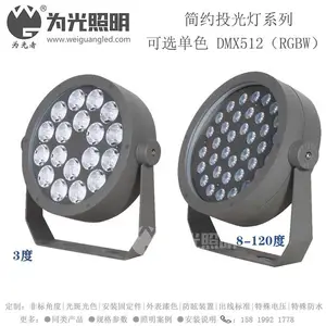为光照明 3W6W12W18W36W投光灯系列 压铸铝灯体 结构防水投光灯厂家