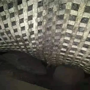 矿用高强聚酯纤维网 长丝经编格栅 煤矿用矿用格栅