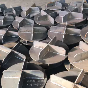 定制多型号规格开口型桩尖 钢桩尖 十字桩尖耐腐蚀性能好