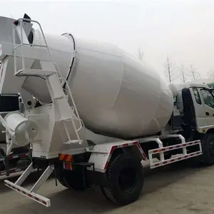 跃进5方小搅拌车车 水泥罐车