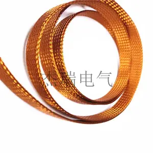 杰瑞红铜编织线 黄铜编织网 不锈钢金属编织带 漆包线编织网