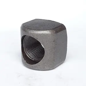 热锻锻造红冲异形件/挖掘机专用螺母/方型锥度螺母/方形弧度螺母