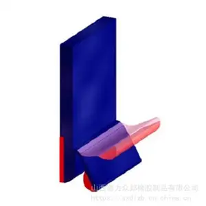 DLZB供应低磨耗Y型防溢裙板