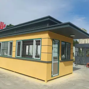鞍山成品不锈钢岗亭 定制物业活动房小区值班室量尺定制