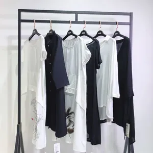 麻依坊2019夏季新款连衣裙品牌折扣女装尾货批发专柜正品库存尾货***清仓跑量麻衣仿