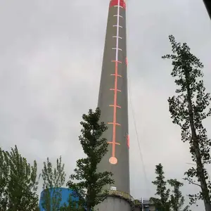 锅炉烟囱旧航标色环翻新烟囱色环粉刷