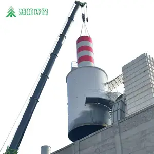 石灰石脱硫设备 臻柏锅炉厂脱硫塔 性能稳定 玻璃钢脱硫技术