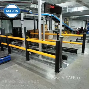 工厂车间防护方案高分子材质柔性防撞护栏