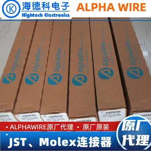Alpha Wire ��ϩ�������� 76.2mmֱ�� ��ɫ2:1������ FIT-221-3IN BK005