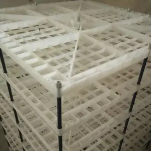 白色透明网格填料 污水冷却塔填料 华强 支持定制