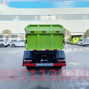 新能源电动挂桶垃圾车福环小型三轮垃圾自卸车小区物业保洁车