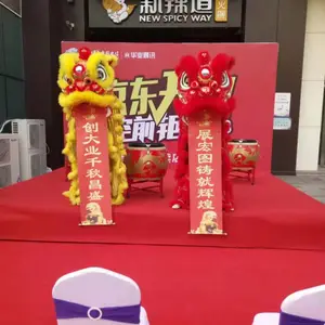 石家庄舞狮子梅花桩舞狮醒狮团北狮表演舞狮队点睛采青