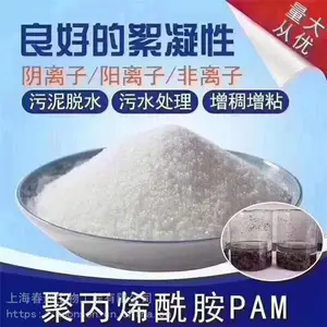 工业级聚丙烯酰胺pam阴离子阳离子聚丙烯酰胺污水处理絮凝剂