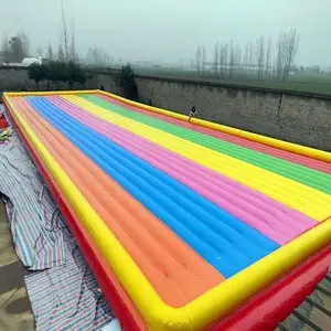 销售供应各种尺寸防护气垫 室外充气地垫景区商场玩具设备
