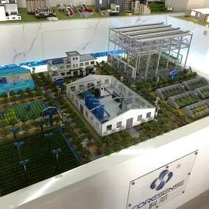 数字农业沙盘 智能温室灌溉种植产业园教学仿真沙盘定做