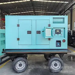 康明斯80KW柴油发电机QSB3.9-G37 移动静音型100KVA发电机组