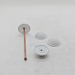 白色船用盖帽船舶保温钉配套盖帽岩棉玻璃棉固定配件