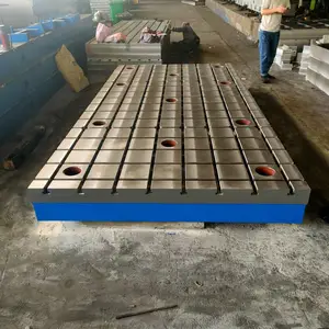 远鹏出品重型铸铁装配t型槽平台 铸铁平台 划线平台 检测平台