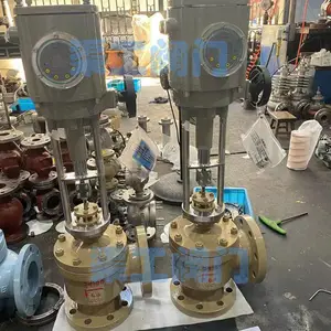 渠工品牌_高品质电动角式调节阀_隔爆高压电动角式节流阀