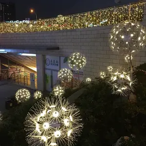 夏桐工厂定制光纤蒲公英灯户外防水广场公园街道亮化装饰景观灯 LED蒲公英路引