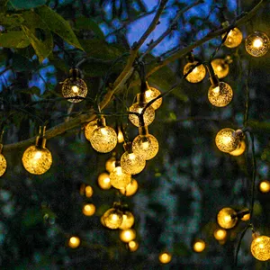 led灯串 太阳能户外防水庭院花园树灯景观灯 直径250mm