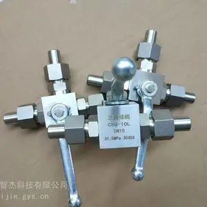 CSQ-10L不锈钢三通高压快开球阀