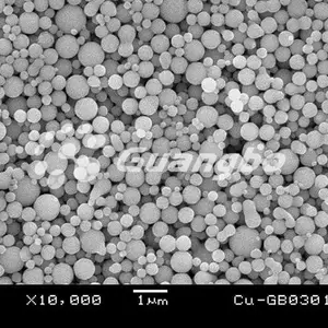 0.3μm超细铜粉,PVD方法制备,在售规格粒径0.3-5.0μm