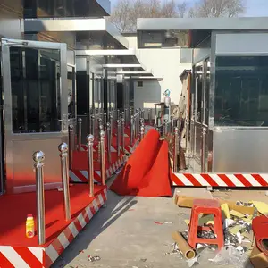 辽宁省沈阳白钢岗亭,沈阳小区活动岗亭,值班门卫岗亭图片